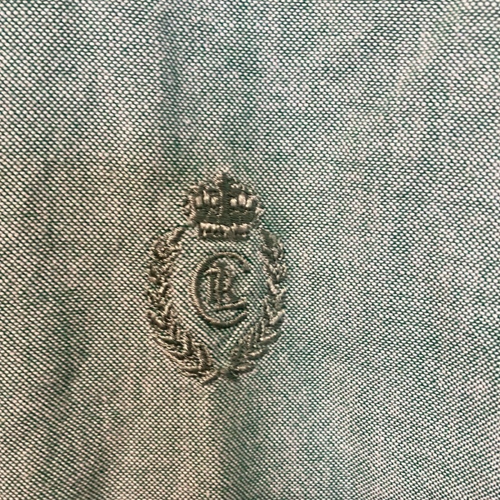 Chaps Ralph Lauren Men's Green Button-Down Shirt - Picture 2 of 5